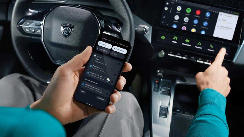 android auto peugeot 5008