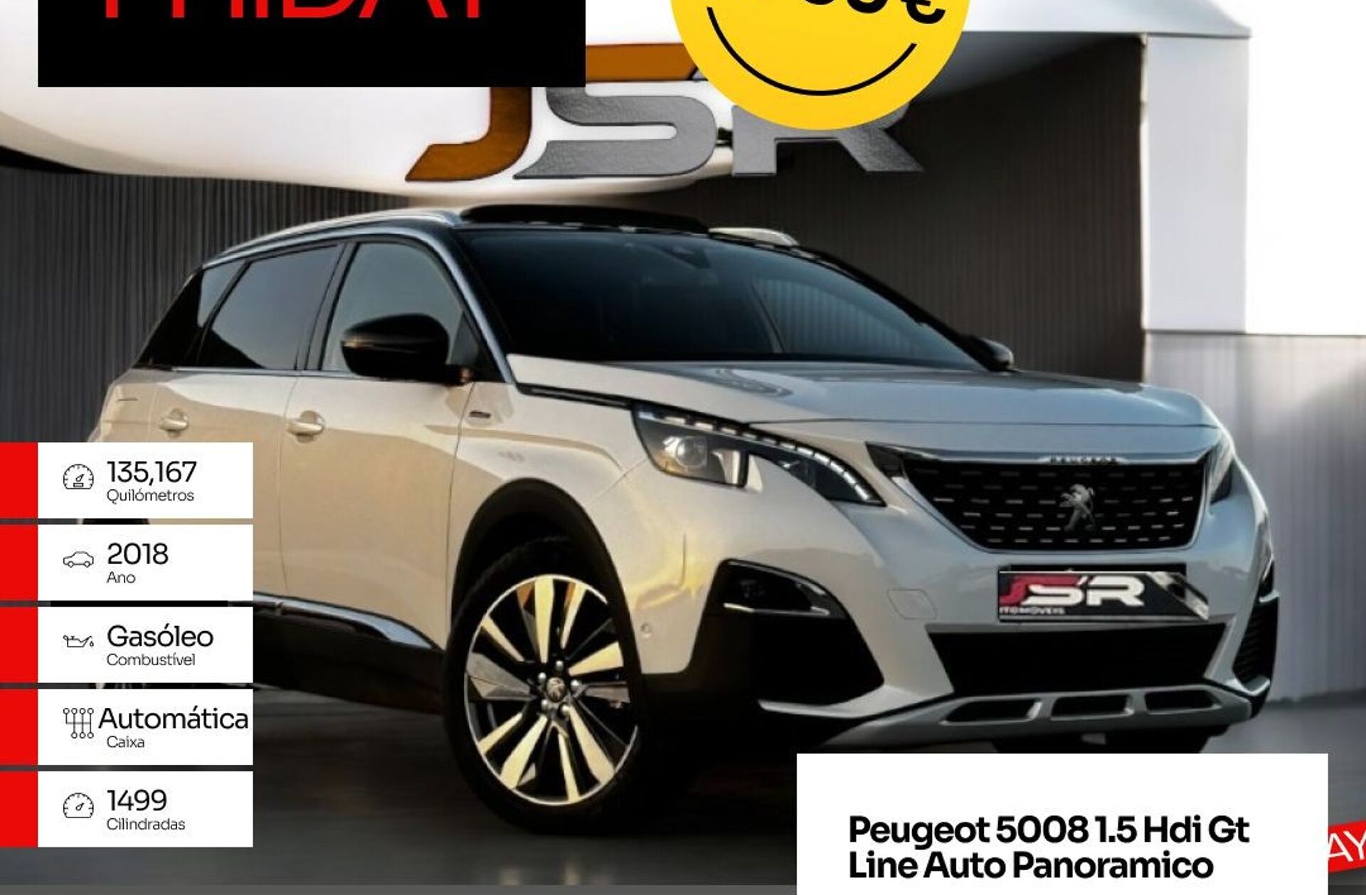 PEUGEOT 5008 1.5 BlueHDi GT Line EAT8
