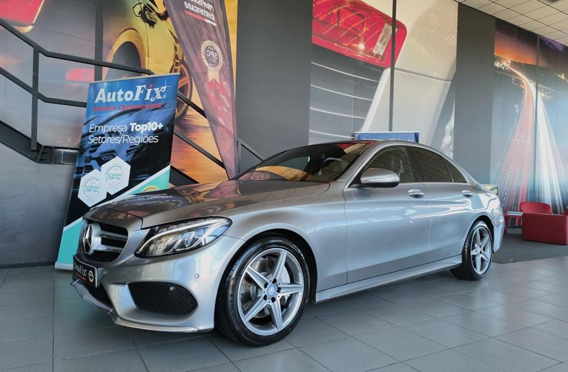 MERCEDES Classe C C 300 BlueTEC Hybrid AMG Line